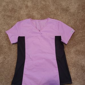 Lavender scrub top